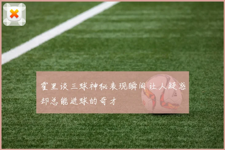 霍里谈三球神秘表现瞬间让人疑惑却总能进球的奇才